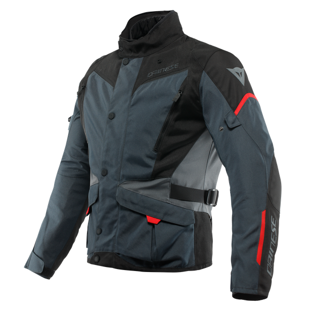 DAINESE motorjas Tempest 3 donkergrijs/zwart/rood