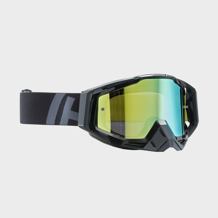 HUSQVARNA goggles MX Racecraft black w/yellow w/XLens/Tear Off's
