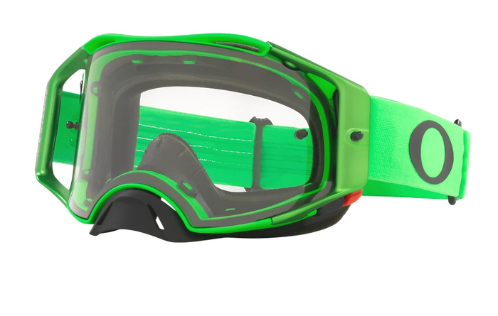 OAKLEY MX prillid Airbrake Moto roheline läbipaistva klaasiga