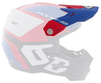 Visiera casco 6D ATR-2 Helo rosso/bianco/blu