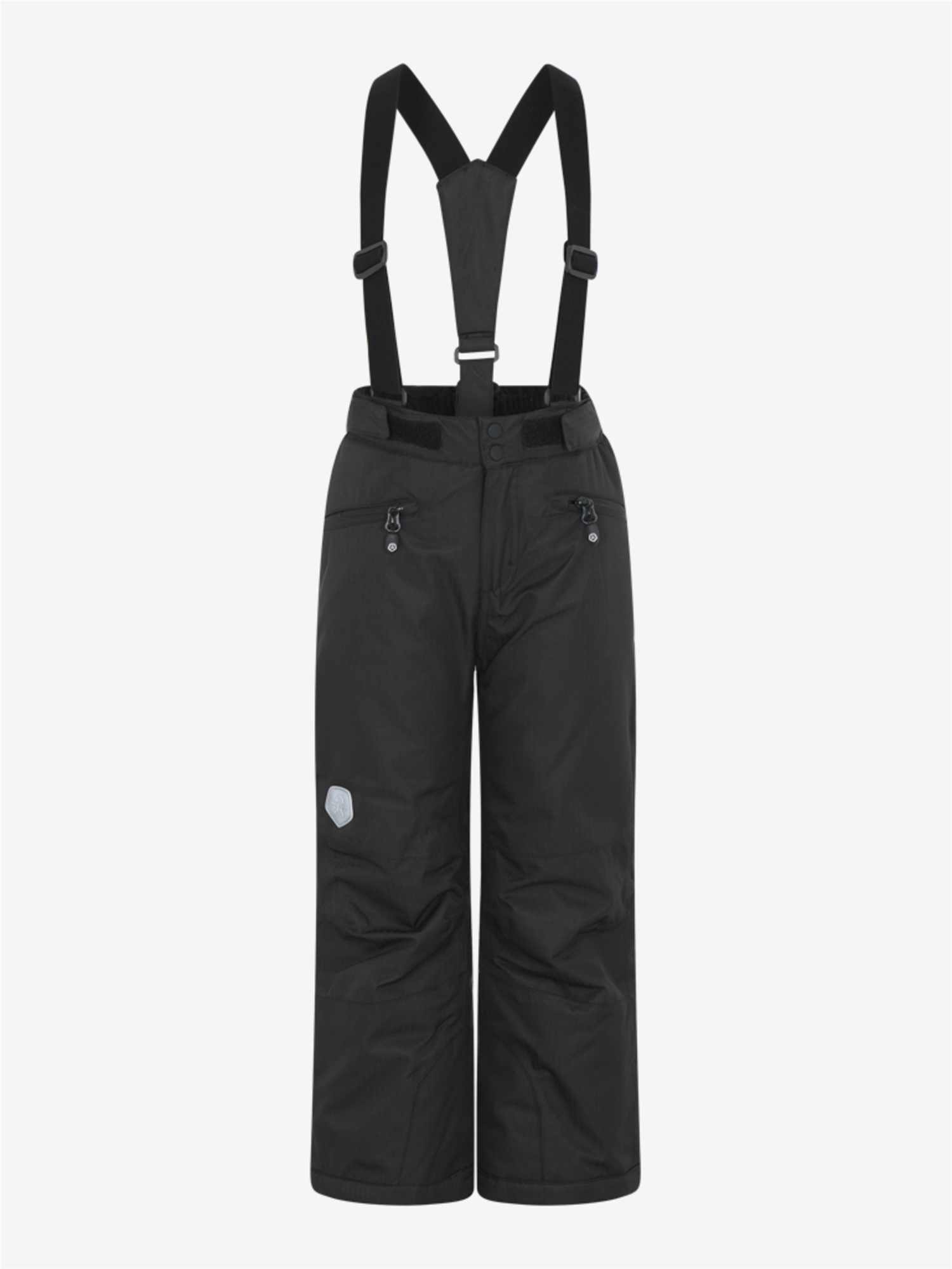 color-kids-ziemas-bikses-ski-pants-w-pockets-black-af-10k