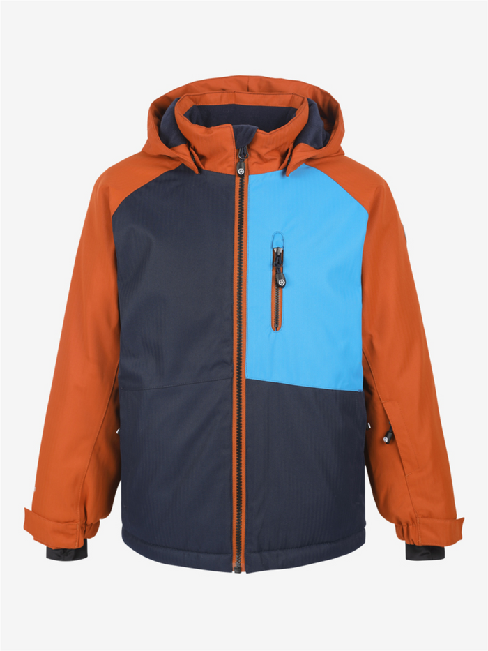 Kurtka zimowa COLOR KIDS Ski JKT niebiesko-pomarańczowa AF 10K