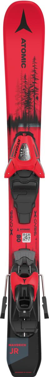 Skis alpins ATOMIC avec fixations Maverick JR