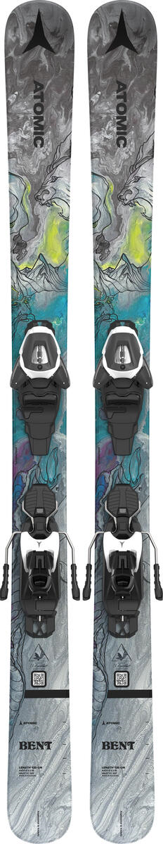 ATOMIC alpine ski med bindinger Bent JR
