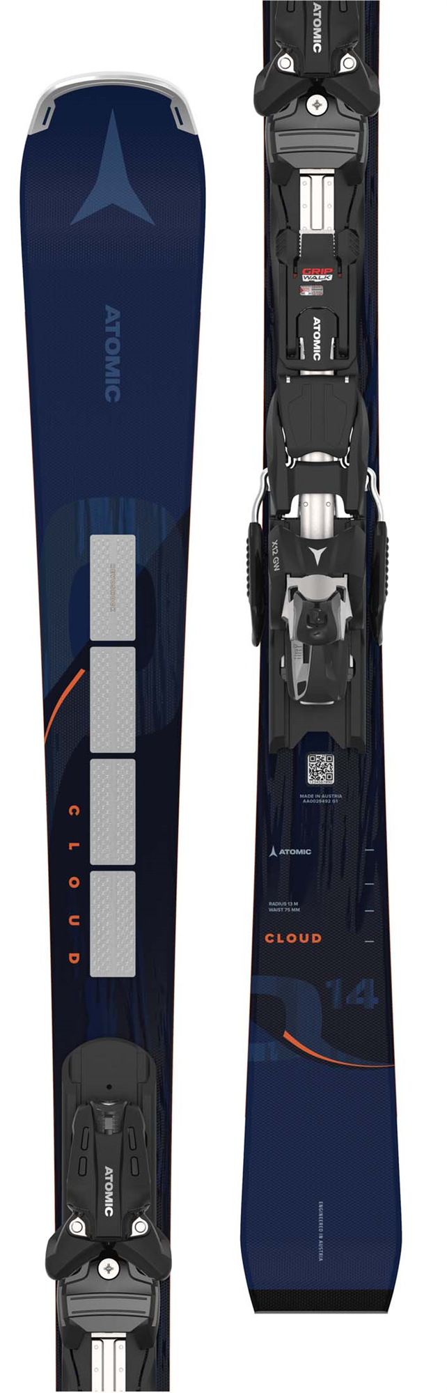 ATOMIC alpinski med bindinger Cloud Q14 RVSK S