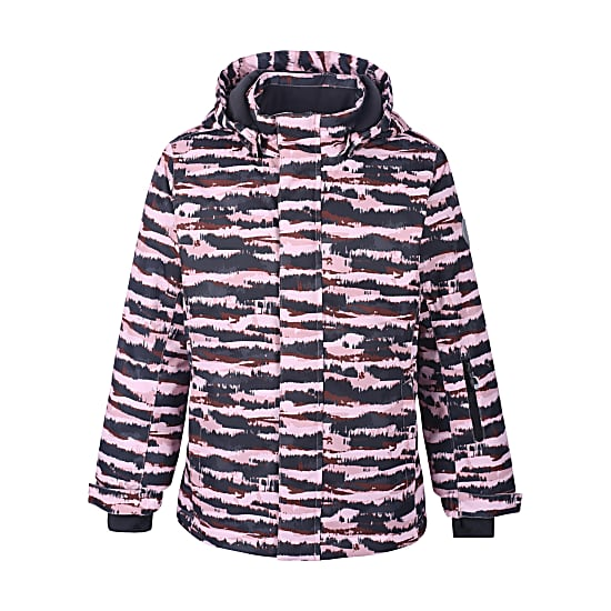 COLOR KIDS zimowa kurtka Ski JKT AOP 4 zaphyr różowo-czarna AF 10K