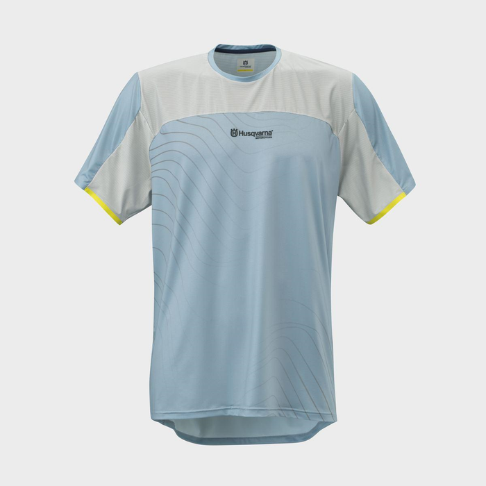 HUSQVARNA T-shirt Accelerate Functioneel Tee lichtblauw
