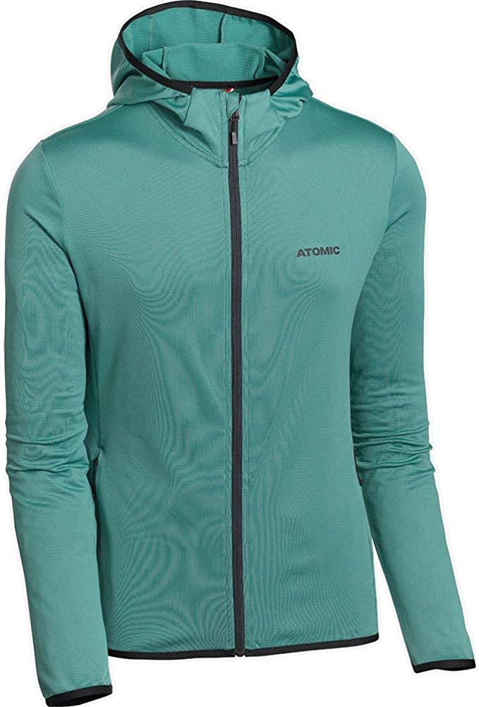 ATOMIC jas met capuchon Revent Fleece Hoodie groen
