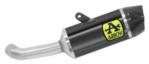 ARROW scarico HUSQ Svartpilen 125 '21-'23 alluminio scuro Indy Race