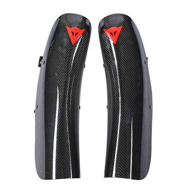 DAINESE scheenbeschermers WC Carbon Shin Guard R001 Heren 2021 zwart carbon