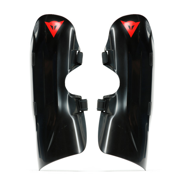 DAINESE scheenbeschermers Shin Guard R001 zwart/rood