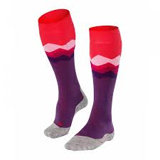 FALKE sokid SK2 naiste Crest lilla/roosa