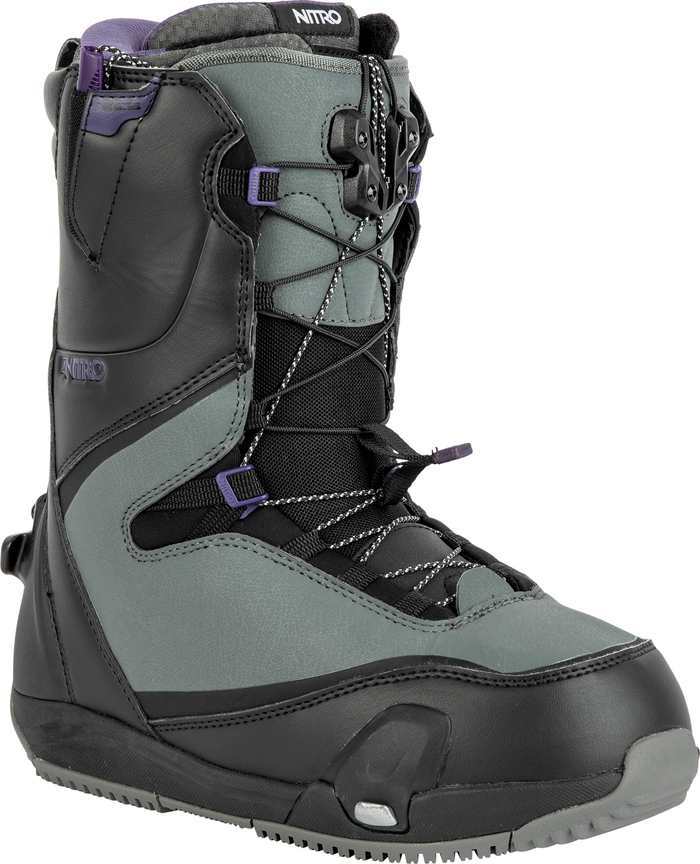 Scarponi NITRO Cave TLS StepOn nero/grigio/violetto