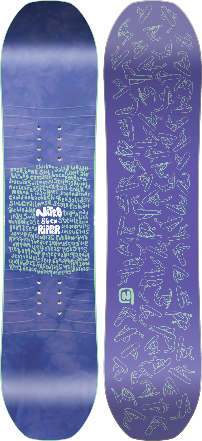 NITRO board Ripper Kids lilla