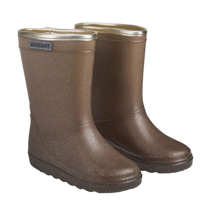 EN FANT buty Thermo Boots glitter brown