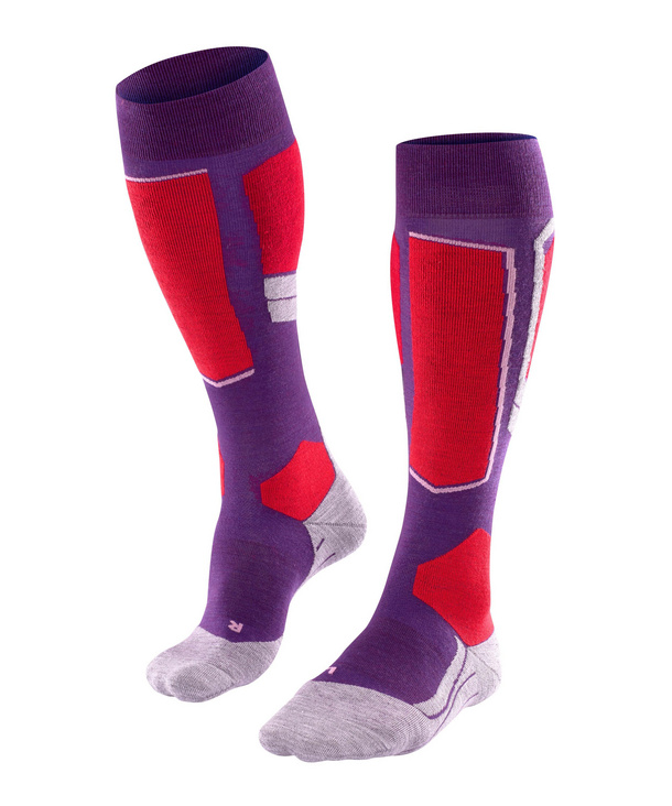 FALKE sokid SK4 naistele lilla/punane