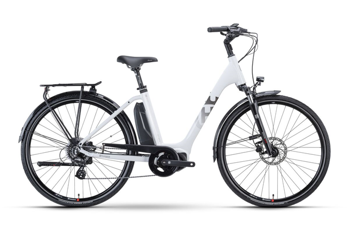 Bici elettrica HUSQVARNA Eco City EC1 28" 8S Altus bianco/bronzo