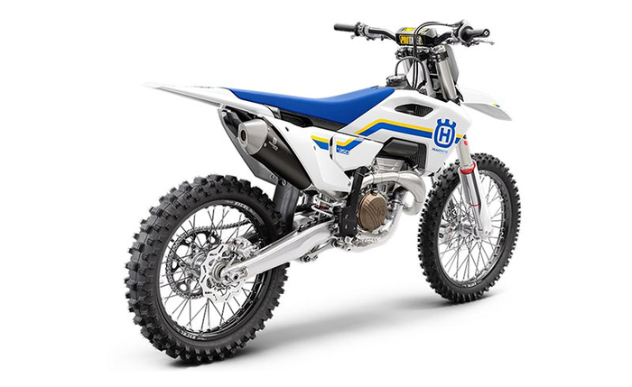 HUSQVARNA sæde MX 125-450 Heritage '23 blå