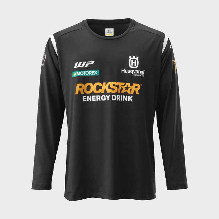 HUSQVARNA shirt RS Team longsleeve zwart