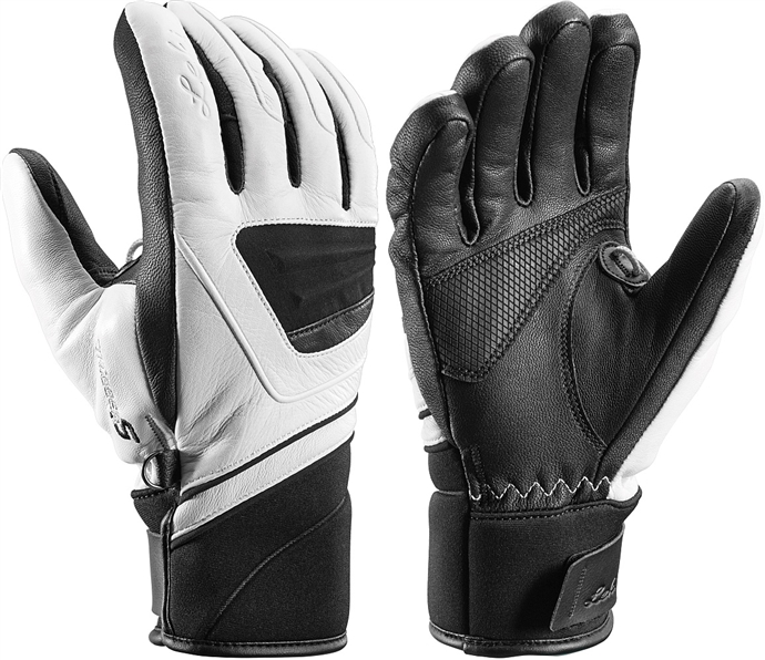 LEKI kindad Griffin S Lady valge/must