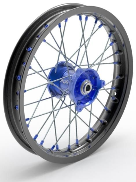 KITE pneumatico anteriore 14"x1.60 Mozzo blu/canale nero