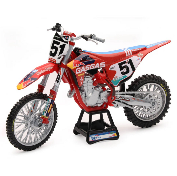 Modèle NEW RAY 1:12 MX GasGas MC 450F Justin Barcia n°51
