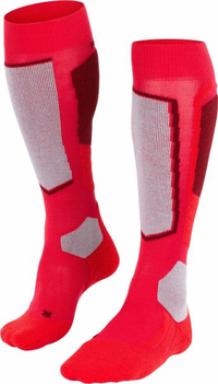 FALKE Socken SK2 W Wolle rosa/grau/rot
