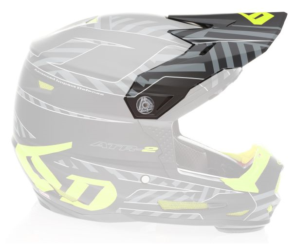 6D kiivri visiir ATR-2Y Havoc kollane/must