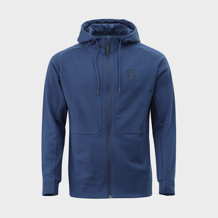 HUSQVARNA zip hoodie Authentic blue
