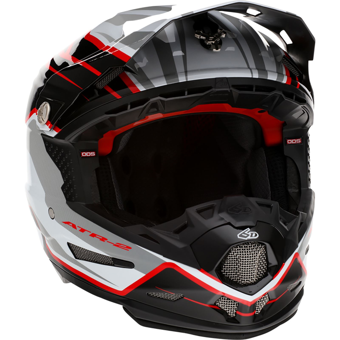 Casque 6D ATR-2 Phase blanc/rouge