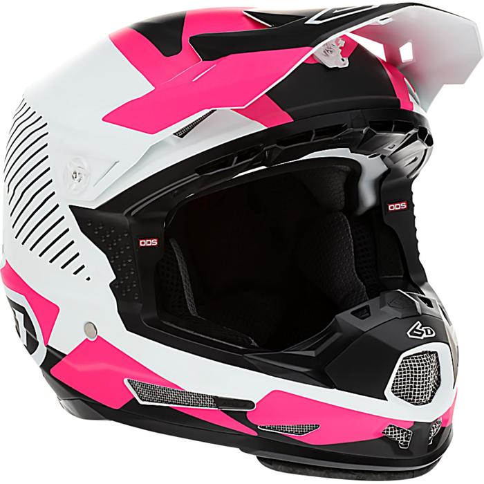 6D hjelme ATR-2Y Fusion mat pink/hvid