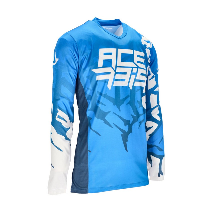 Koszulka ACERBIS MX J Track Six niebiesko-biała