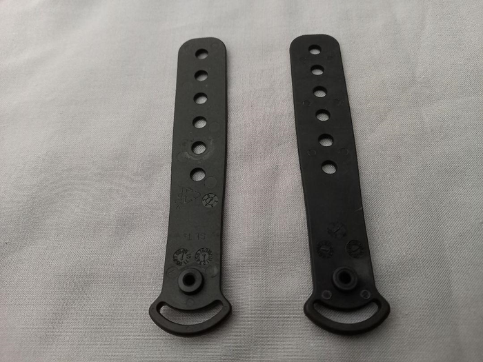 Fixation de sangle interne BURTON Toe Slider noir paire