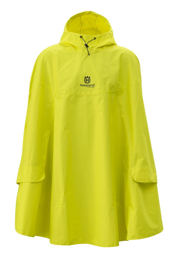 HUSQVARNA regnfrakke Rain Panche gul