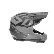6D kask rowerowy BMX/DH ATB-1 Switch matowy szaro-czarny