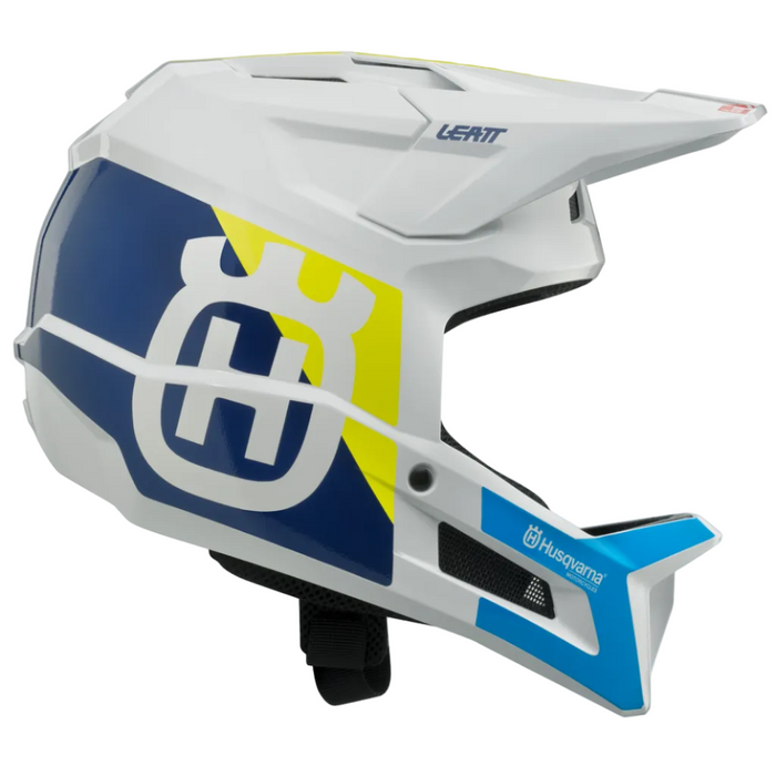Casque HUSQVARNA Kids Gravity Edrive bleu/jaune/blanc