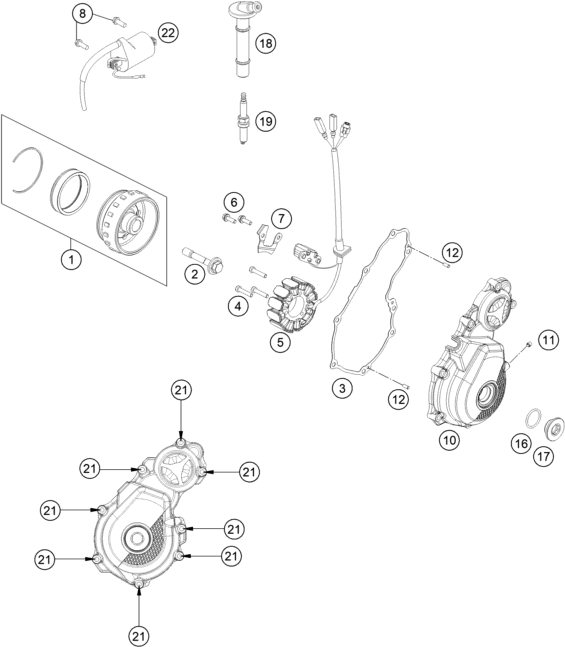 HUSQVARNA Dichtung für Zündungsdeckel FC 250/350 '23-'24