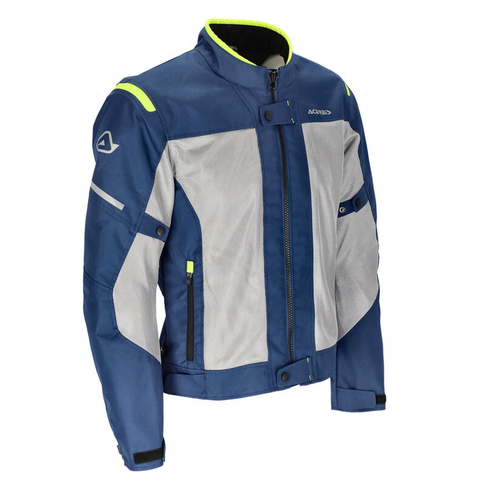 Veste ACERBIS Ramsey Vented 2.0 CE bleu/jaune
