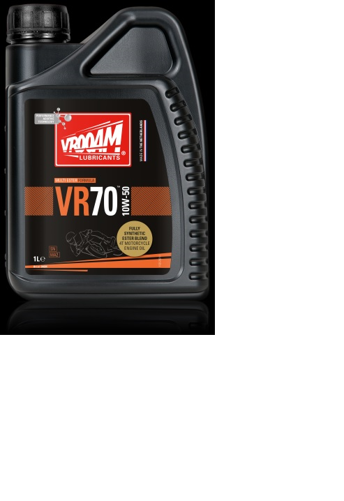 VROOAM olie 4T VR70 syntetisk ester 10W-50 1L