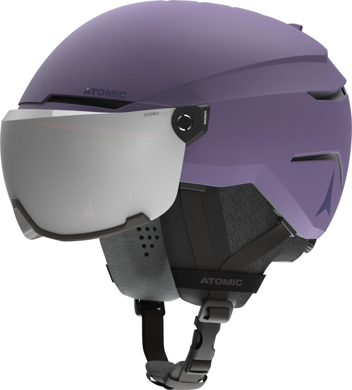 Casco ATOMIC ķivere Savor Visor ST viola chiaro con visiera ST C2 argento