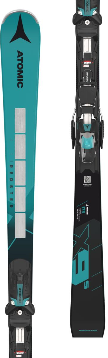 Skis alpins ATOMIC avec fixations Redster X9S RVSK S bleu