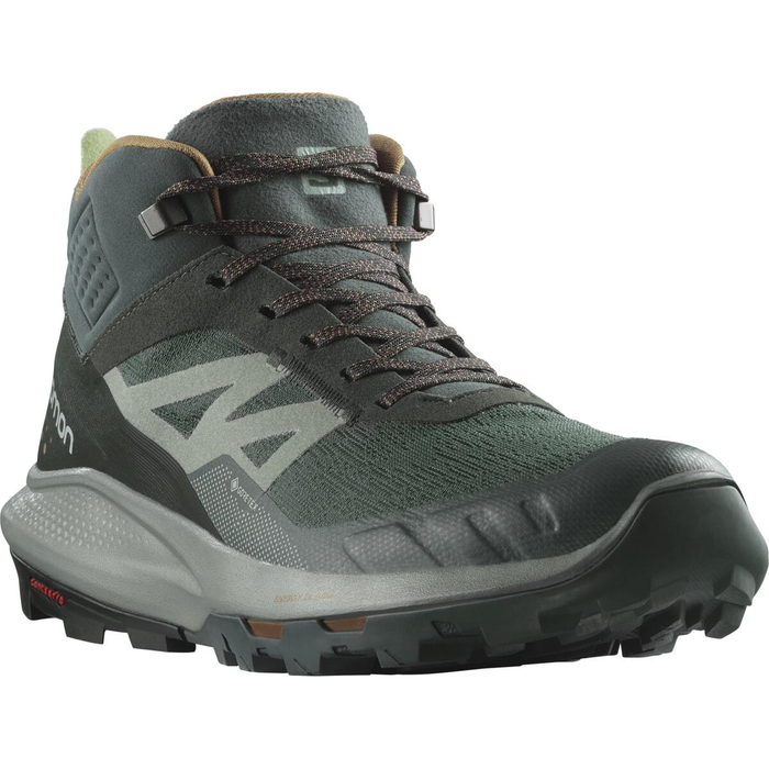 SALOMON sko Outpulse Mid GTX grå/mørkegrøn