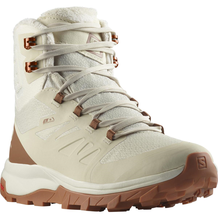 Chaussures SALOMON Outblast TS CS WP W blanc/brun
