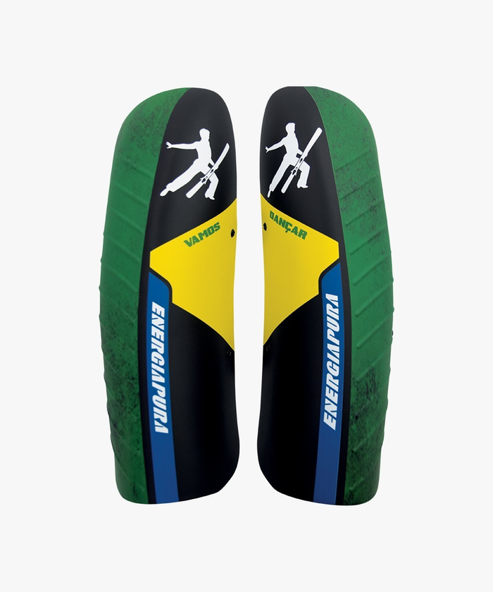 ENERGYAPURA beenbeschermers SR Racing Braathen groen/zwart