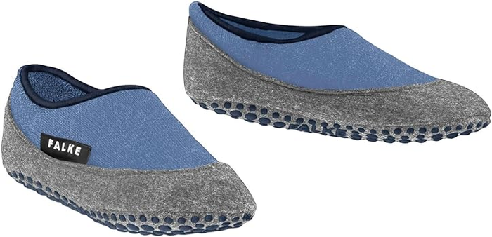 FALKE sokken Cosyshoe Kids Slippers blauw/grijs