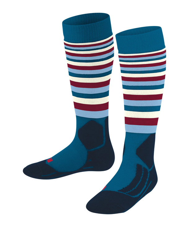 falke-zekes-sk2-kids-stripe-blue-red