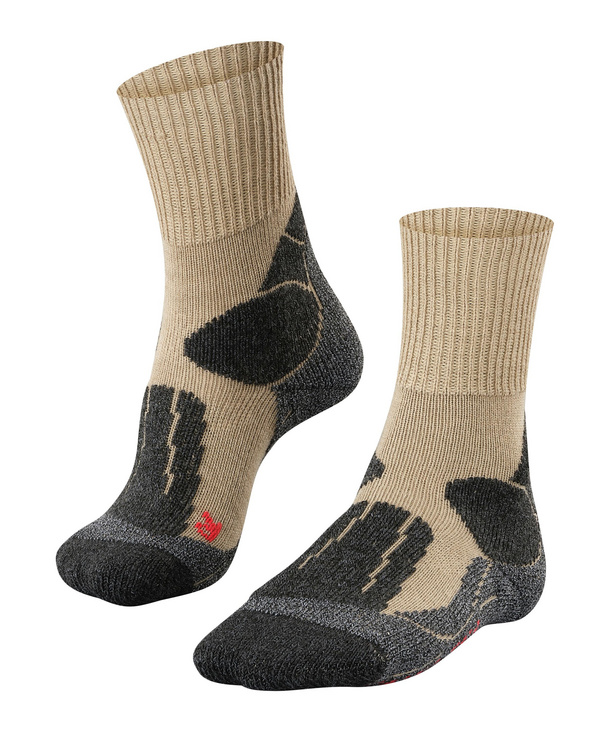 FALKE sokken TK1 Dames grijs/lichtbruin