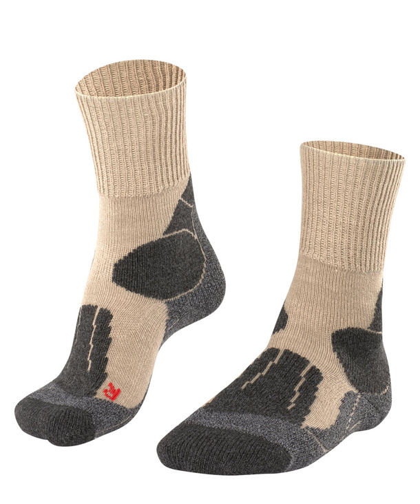 FALKE sokken TK1 lichtbruin/grijs