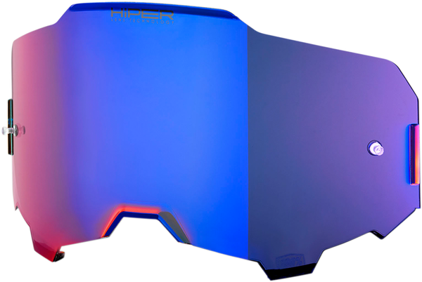 100%  lens Armega Hiper blue mirror