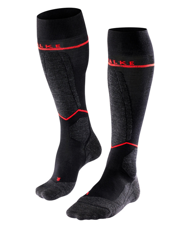 Chaussettes FALKE SK4 Ski+Tour noir/rouge